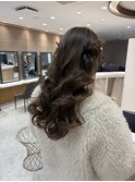 ブリーチなしカラー/ヘアアレンジ/ヘアセット/福岡/10代20代30代