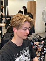 リッチブランドアンドコー 守口店(Rich Brand&Co)&nbsp;センターパートニュアンスパーマ韓国カルマパーマコンマヘア