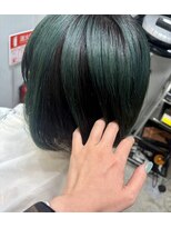 フィゼル 南堀江店(fizelle)&nbsp;ブラック×グリーン