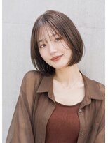 レガリタ(Regarita) 【小顔&洗練ボブ】乾かすだけで決まる透明感ショコラボブ 原田