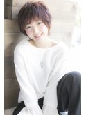 大人かわいいマッシュレイヤーショートボブ　ｂｙ西山