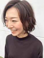 モリオ フロム ロンドン サッポロファクトリー店(morio FROM LONDON) 【morio札幌】2020年髪型大人かわいいふんわりボブ毛先パーマ