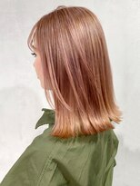 アイティー バイ アルバム 中野店(IT by ALBUM) ピンクミディ_耳かけウェーブパーマフォギーベージュ_ba279322