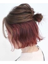 レム 登戸(REM)&nbsp;おしゃれハーフアップ/深みレッド