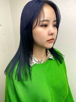 オンザ(ONTHE)&nbsp;『ネイビー×ぱっつん』