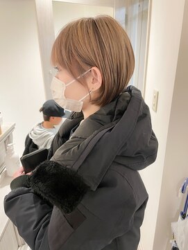 ヴェイン 渋谷(vain) 渋谷/表参道/ショートヘア/ハイトーンショート/ベージュカラー