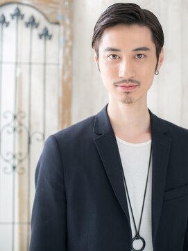 モッズヘアメン 札幌月寒店(mod's hair men) ≪mod's men≫ジェントルな暗髪ダークアッシュ七三オールバックd