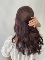ヘアデザイン ファブロ(hair design FABRO.)&nbsp;ピンクベージュ×ラベンダー