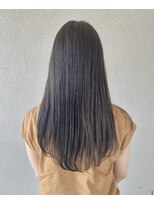 バルオン(BAR:ON)&nbsp;【BAR:ON】ナチュラルロング×アッシュグレー