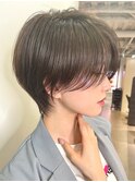大人美人ショート/前髪あり