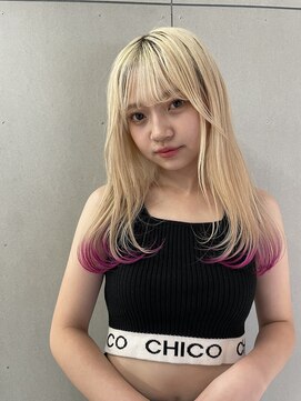 ジェム リット(GEM lit) ブロンド×ピンク