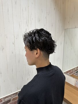 ソワン ドゥ ブレス 立花店(soin de brace) メンズパーマ/緩めスパイラルパーマ/フェザーパーマ