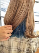 ジーナ 船橋(Zina)&nbsp;インナーカラー◎ディープブルー