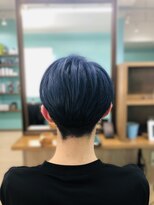ヘアジーナ(Hair Jina)&nbsp;ワンブリーチ☆ネイビーブルー