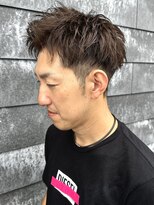 ヒュイル バイ ニアウ(Hwyl by Niau)&nbsp;メンズマッシュパーマニュアンスパーマスパイラルパーマ刈り上げ