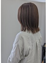 リグレイス(Re×Grace)&nbsp;☆ミディアムレイヤー美髪グレージュ前髪なし