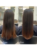 【DRAN梅田店】髪質改善×艶カラー