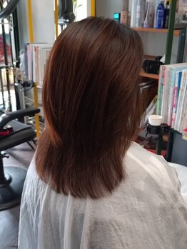 美容室JJ常盤台駅北口店の写真/<40代以降の女性におすすめ>オーガニックで髪や地肌に優しい商材を使用*リタッチカラーでメンテナンスも◎