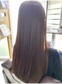 最高級オーガニック髪質改善による美髪縮毛矯正