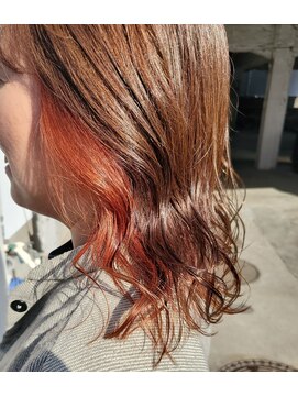 リタ(RITA) インナーカラー オレンジ