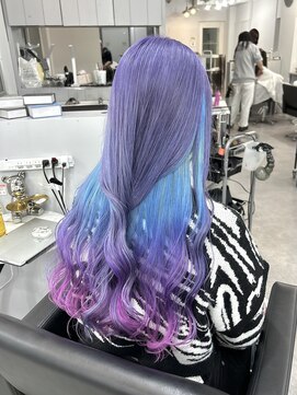シェイロ(Cielro) パープルカラー×オーロラカラー/インナーカラー