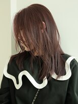 マスタード(MASTARD) デジタルパーマチェリーブラウンミディアムヘア
