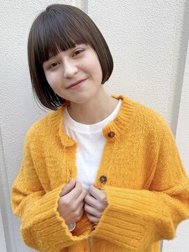 ソト 銀座(soto.) ハイライトカラー/くびれヘア/レイヤーパーマ/ミニボブ[銀座]