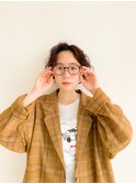 くるくるのパーマ