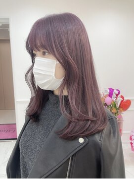 リルミー ミュエナ 大須 矢場町(Lilme myuena) 【ブリーチ2回】透けるラベンダーベージュ♪ *Lilme*