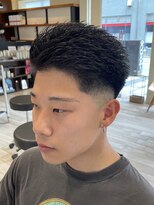 クラップス 横須賀中央店(CLAPS)&nbsp;ビジネスショートメンズマッシュツイストパーマツーブロック