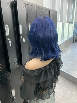 ヘアーテラスエム 奈良店(hair terrace M) ネイビーブルー