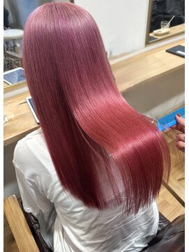 ヴィンス(vince) ブリーチ/暖色/ピンクカラー/艶髪/ケアブリーチ