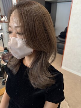 ザ デイ 本町(THE DAY) 大人のワンカラー/チョコレートベージュ/赤み消しカラー髪質改善