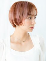 モッズヘア 上尾西口店(mod's hair) ハイトーンカラーハイライト前下がりショート//上尾10代20代