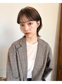 人気 シンプル耳掛けレイヤーボブ