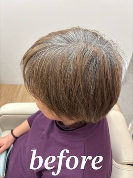 カムイ(Kamuy) 白髪ぼかしカラー/脱白髪染め/グレイカラー/大人女性/髪質改善