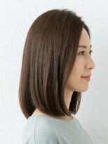 と和×美髪クリニック 巣鴨店&nbsp;小顔ボブ。大人可愛い清潔感とツヤの上品ワンレン
