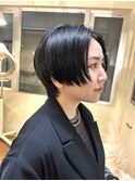 シャギーカットシャギーショートダークアッシュダークグレージュ