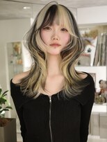 クペウヘイヴン(cope'u HAVEN)&nbsp;原宿/ウルフカット レイヤー デザインカラー ルーツカラー