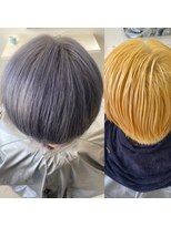 パーセント(percent)&nbsp;白髪ぼかし×シルバーグレージュ/ブリーチ2回/枚方市駅