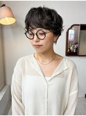 ショートパーマ/マッシュショート/ショートヘア/ゆるいパーマ