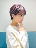 ショートボブ／シースルー/顔周り/30代40代50代/立川
