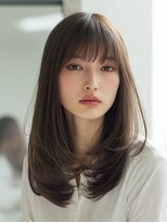 ダル 渋谷/表参道(DAL.)&nbsp;くびれミディアム/ハッシュカット/ダークアッシュ/ブラウン