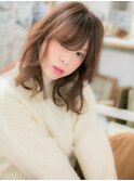 【ラベンダーアッシュ　うぶかわミディ】