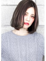 ヘアサロン ガリカ 表参道(hair salon Gallica) 『 毛束感 ×グレージュ』ワンカールひし形シルエット小顔ボブ☆