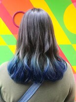 ヴィジョン(VISION)&nbsp;裾カラー☆サファイアブルー