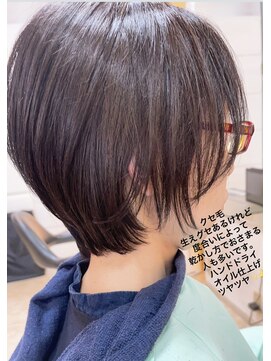 桜デコ ティンプル店(DECO) クセ毛、生えグセ、ショートでキレイなアラフォー女子