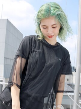 アルバム 渋谷パルコ(ALBUM) ★ナチュラストレートボブ_ショコラアッシュ_48069☆