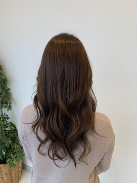 ヘアアンドライフ リー 山形北店(Re...) 柔らかロング/ヌーディーベージュ/ハイライト/20代30代40代