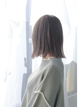 ノード(NODO) 【透明感UP】パープルベージュボブ